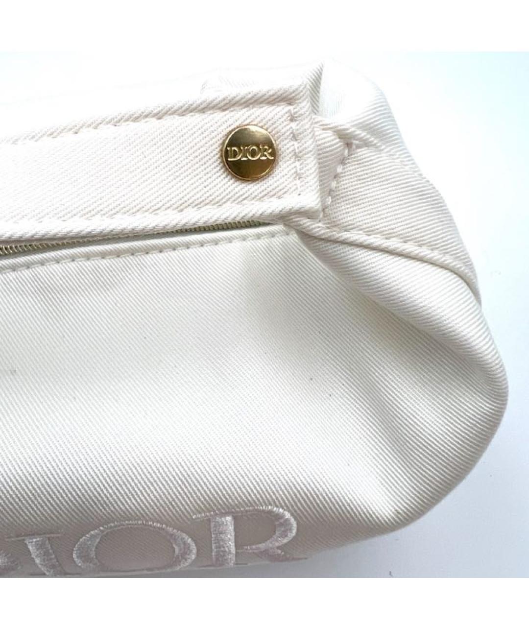 DIOR BEAUTY Белая хлопковая косметичка, фото 2