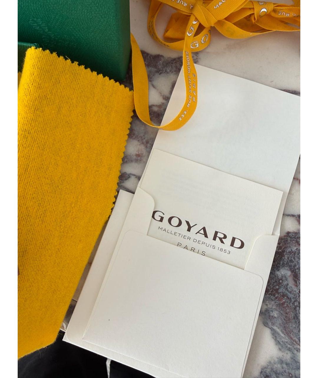 GOYARD Черная визитница, фото 4