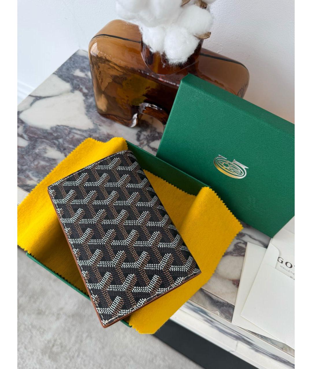GOYARD Черная визитница, фото 7