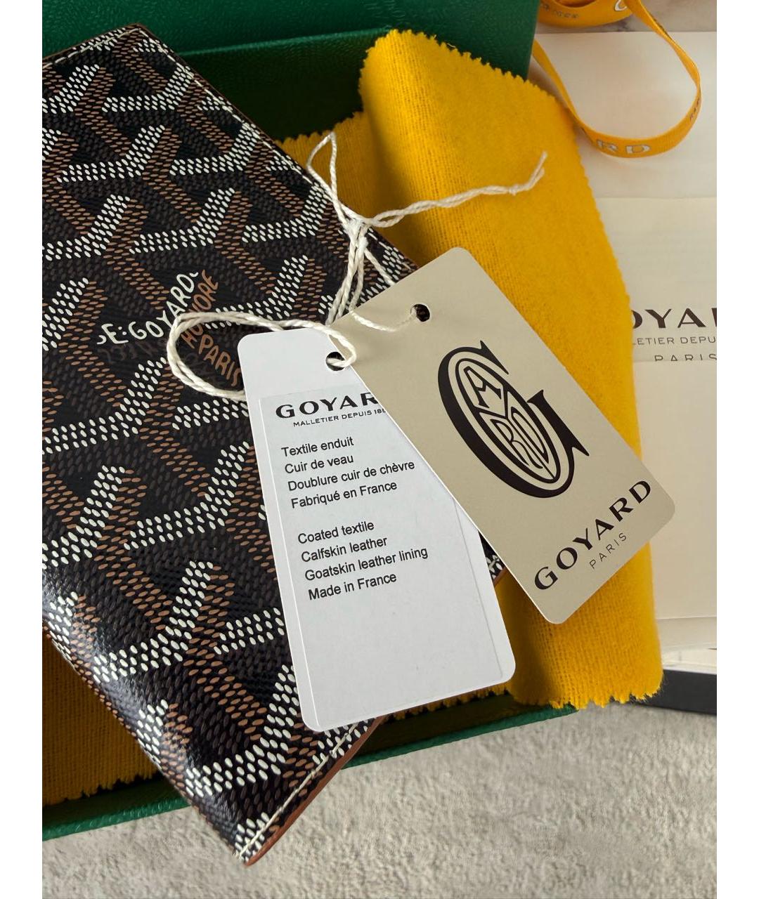 GOYARD Черная визитница, фото 3