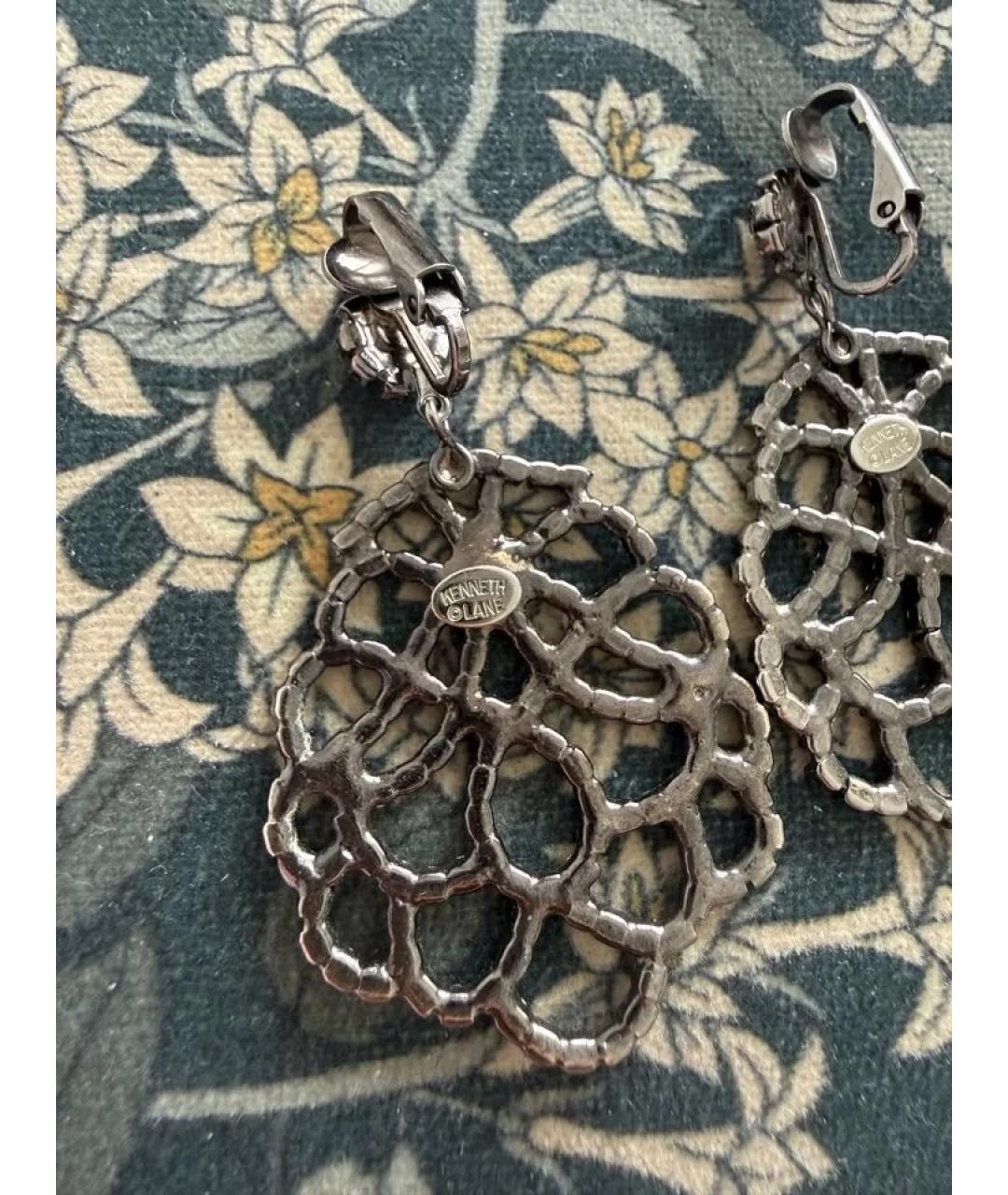 KENNETH JAY LANE Серебряные клипсы, фото 2