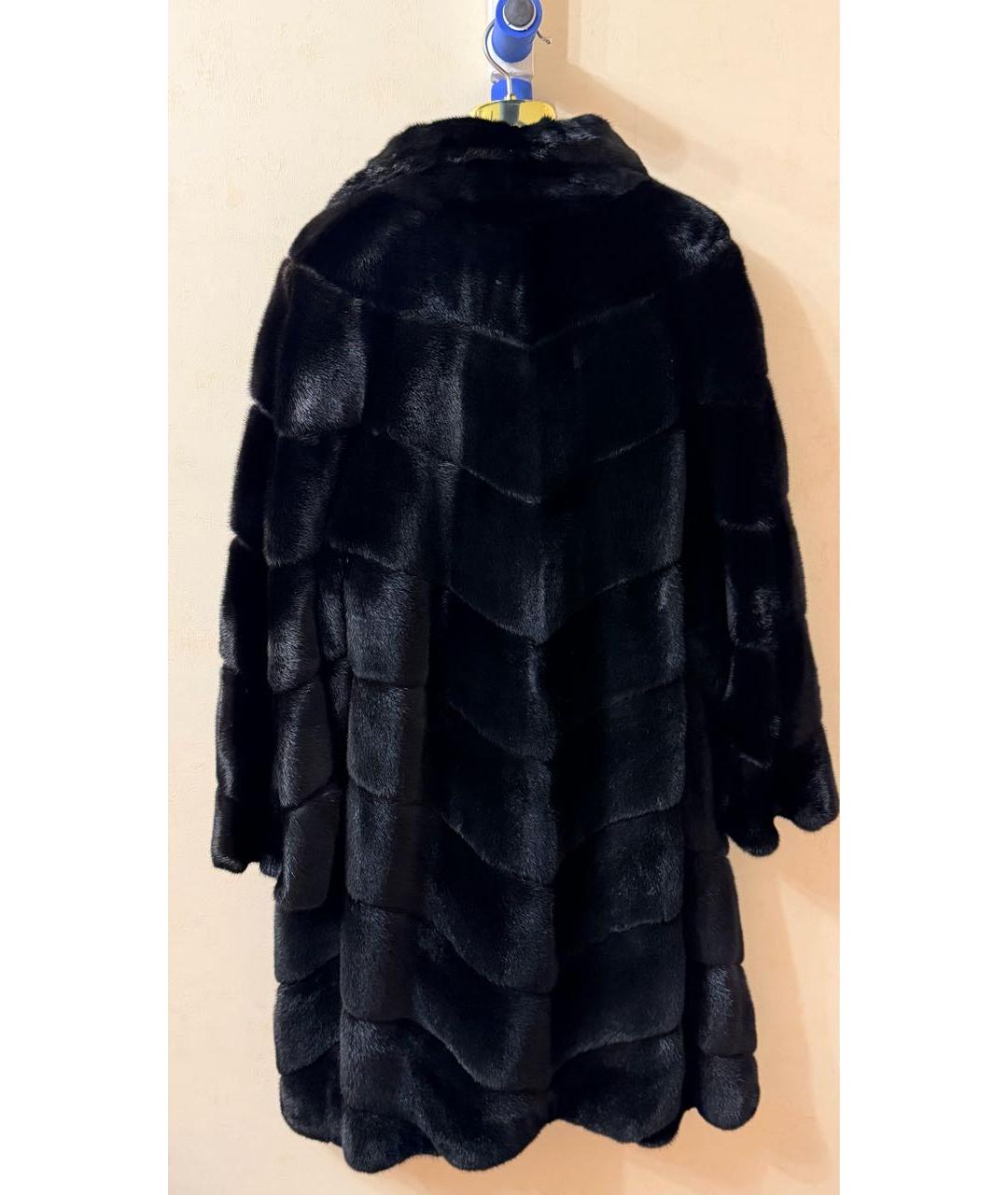 BRASCHI Черная меховая шуба, фото 2