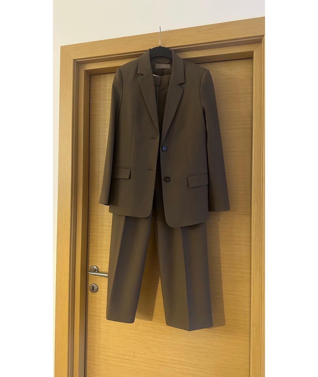 12 STOREEZ Коричневый полиэстеровый костюм с брюками, фото 6