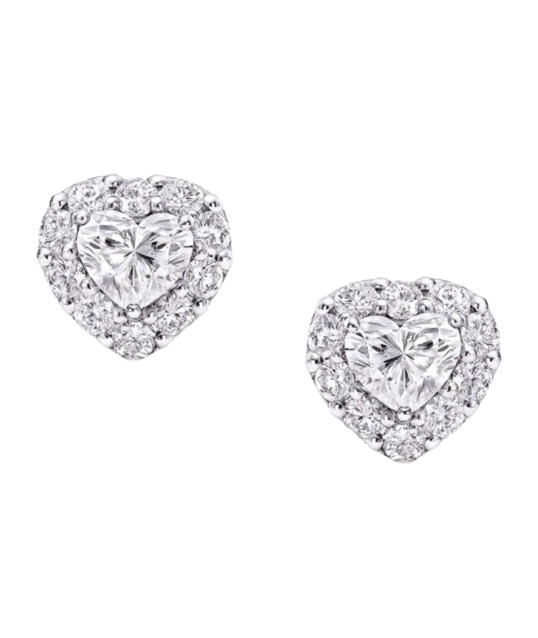 GRAFF Серебряные серьги из белого золота, фото 1