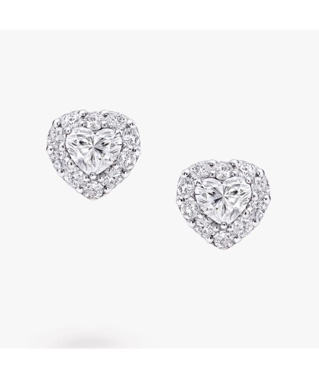 GRAFF Серебряные серьги из белого золота, фото 4