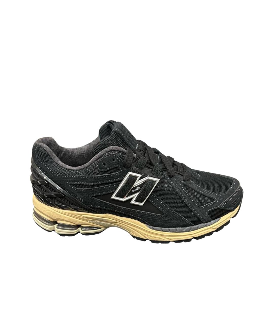 NEW BALANCE Черные замшевые низкие кроссовки / кеды, фото 1