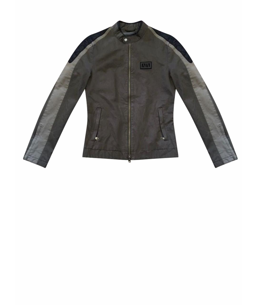 ARMANI EXCHANGE Хаки хлопковая куртка, фото 1