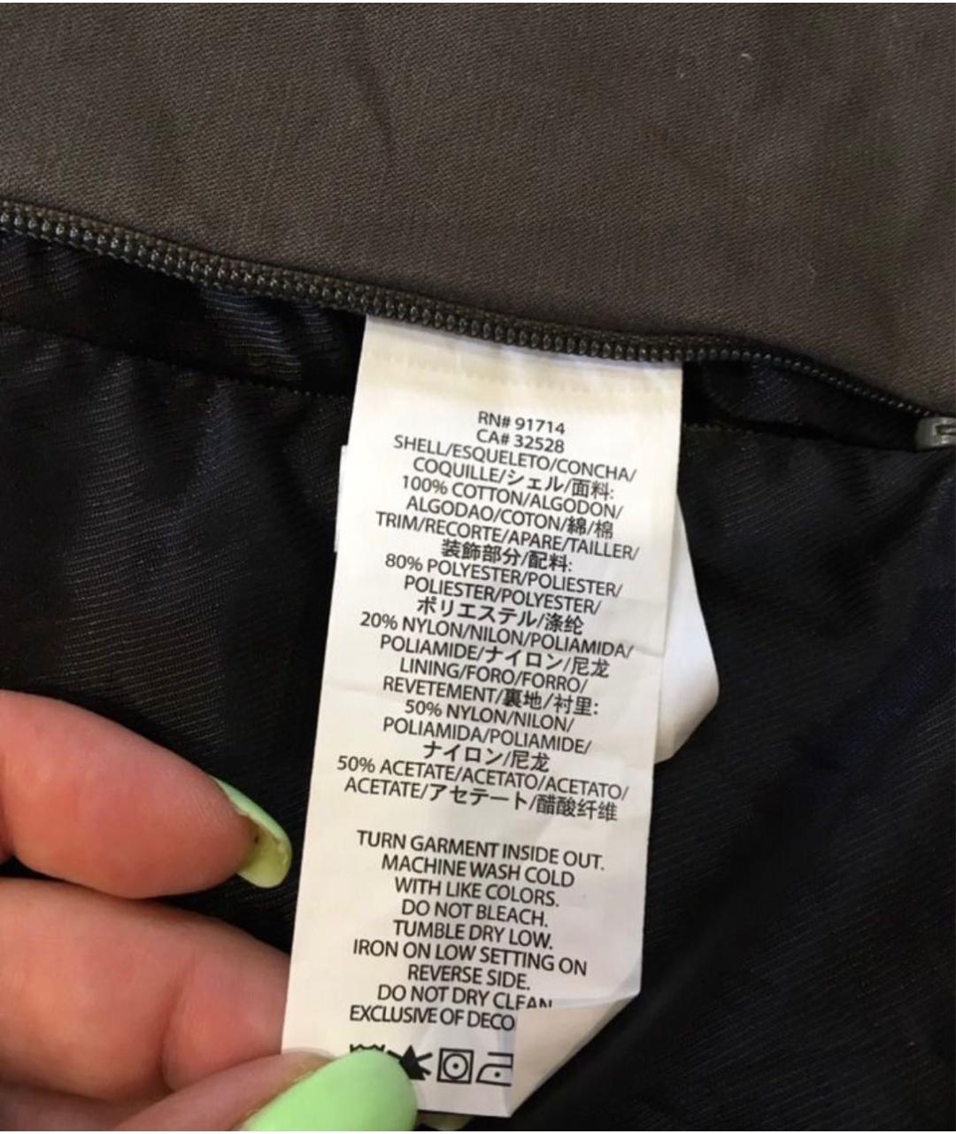 ARMANI EXCHANGE Хаки хлопковая куртка, фото 7