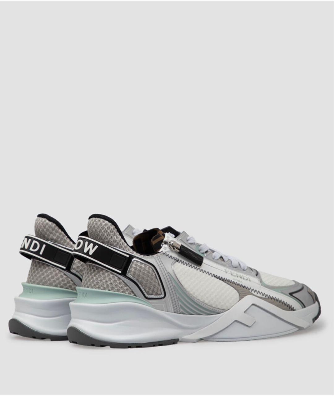 FENDI Мульти текстильные низкие кроссовки / кеды, фото 3