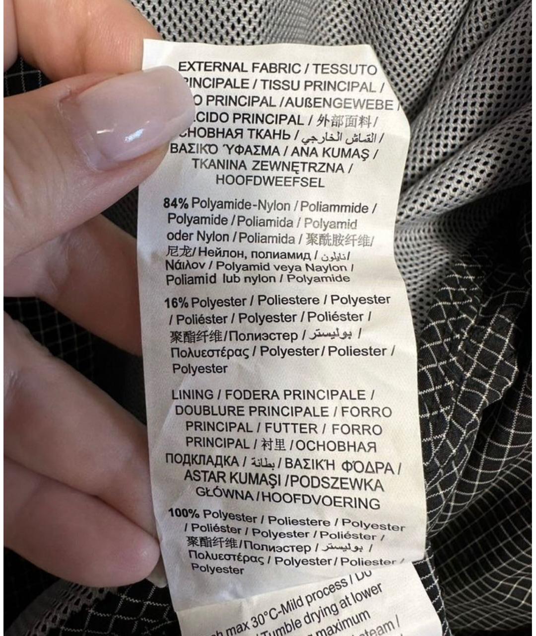 TRUSSARDI Антрацитовая полиамидовая куртка, фото 6