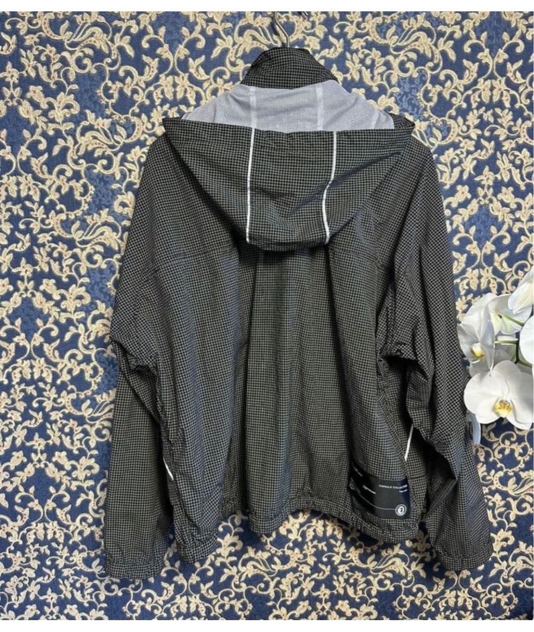 TRUSSARDI Антрацитовая полиамидовая куртка, фото 3