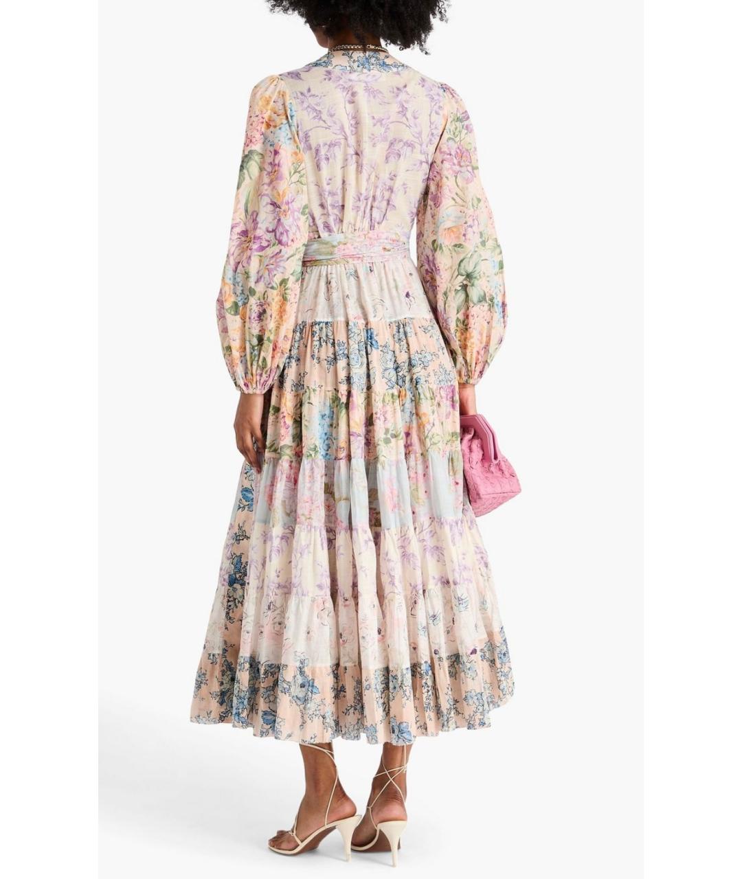 ZIMMERMANN Мульти хлопковое коктейльное платье, фото 3