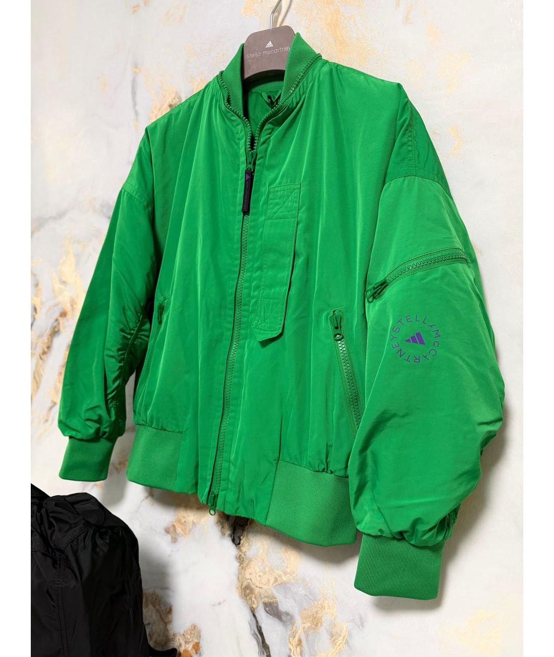 ADIDAS BY STELLA MCCARTNEY Зеленая куртка, фото 3