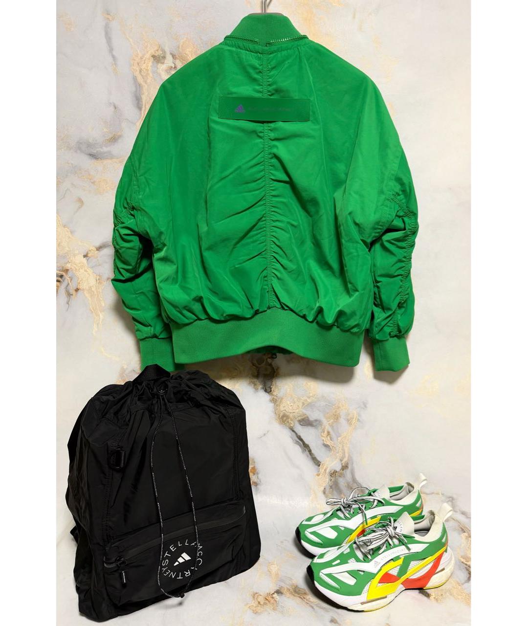ADIDAS BY STELLA MCCARTNEY Зеленая куртка, фото 4