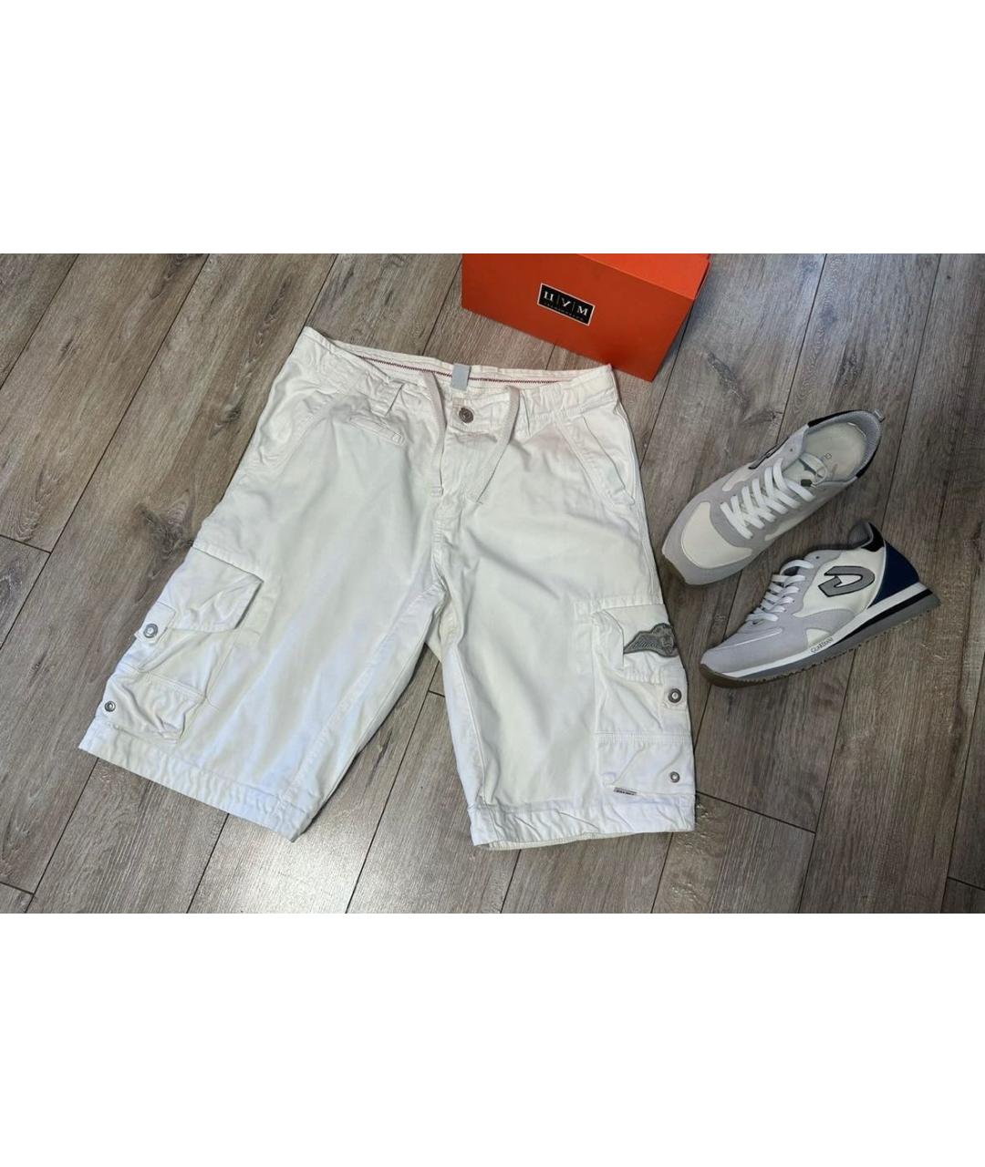 BOGNER Белые хлопковые шорты, фото 9