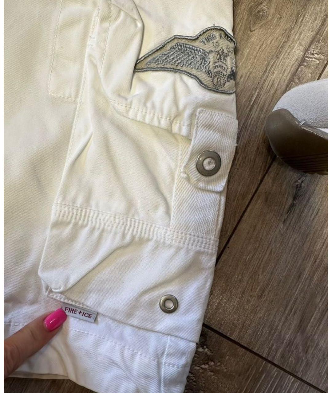 BOGNER Белые хлопковые шорты, фото 4