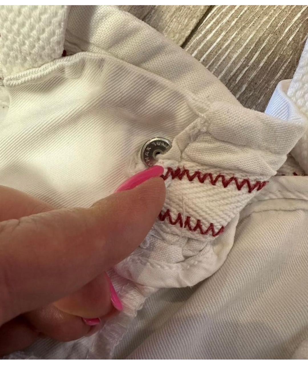 BOGNER Белые хлопковые шорты, фото 6