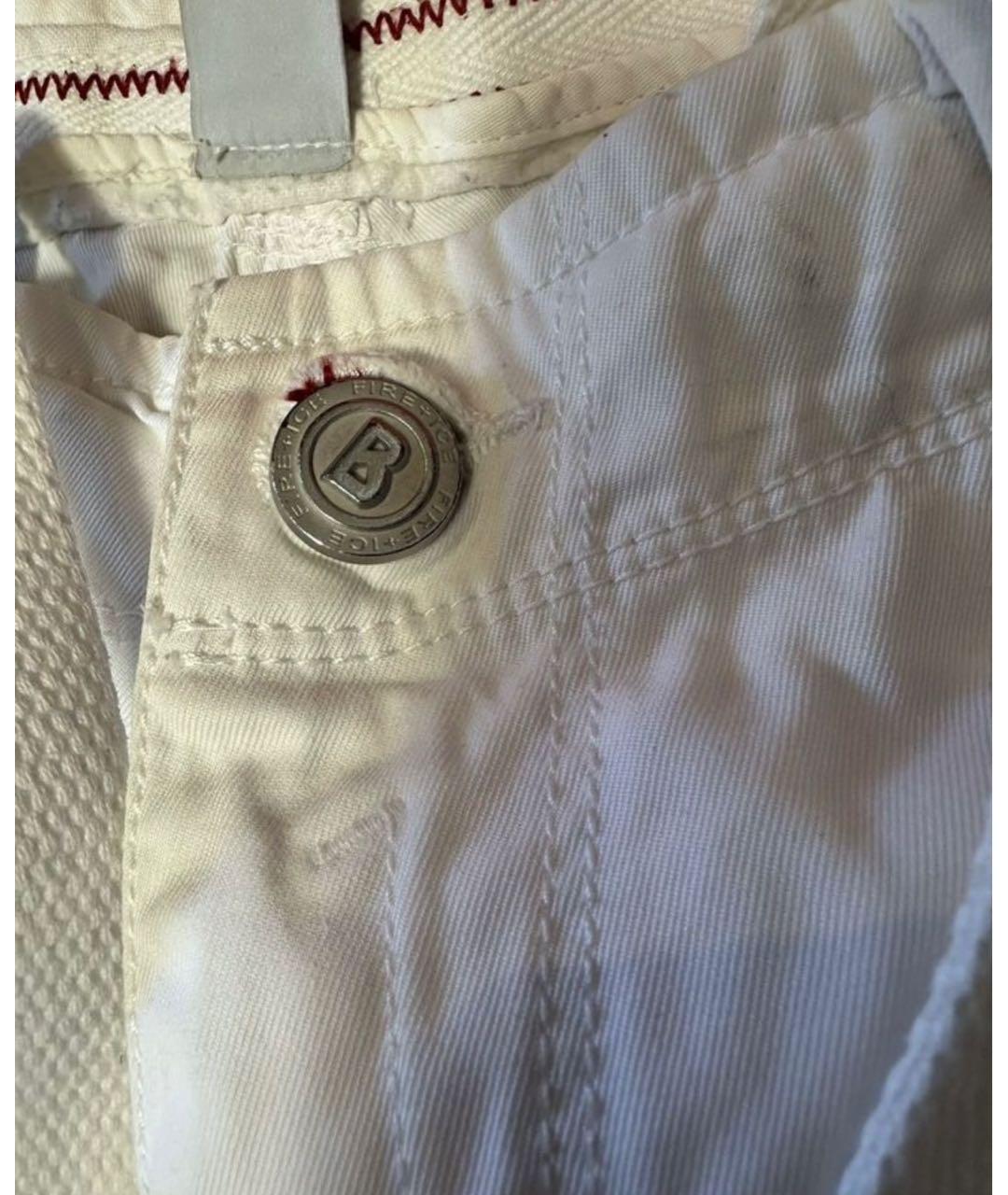BOGNER Белые хлопковые шорты, фото 5