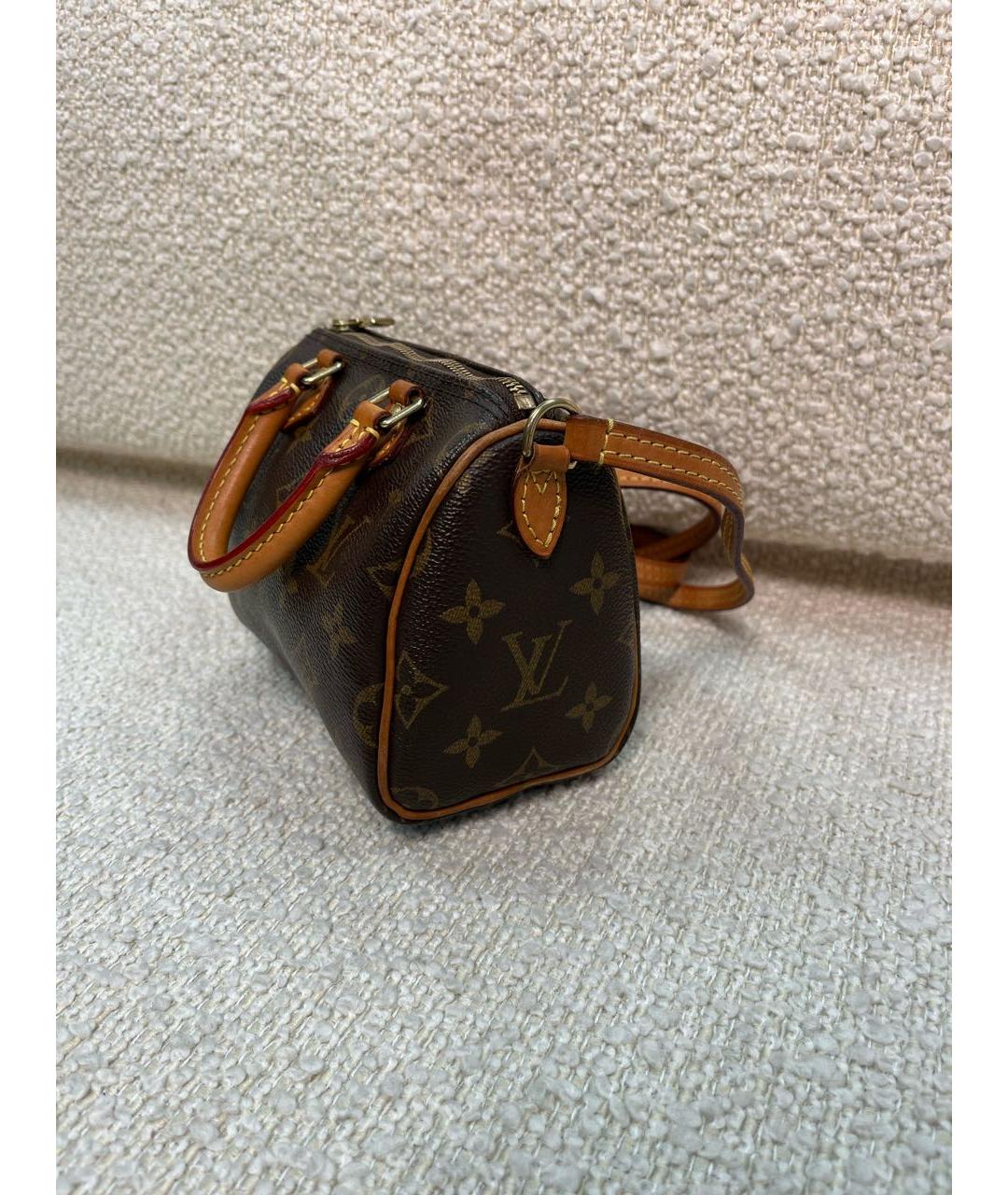 LOUIS VUITTON Коричневая сумка с короткими ручками, фото 7