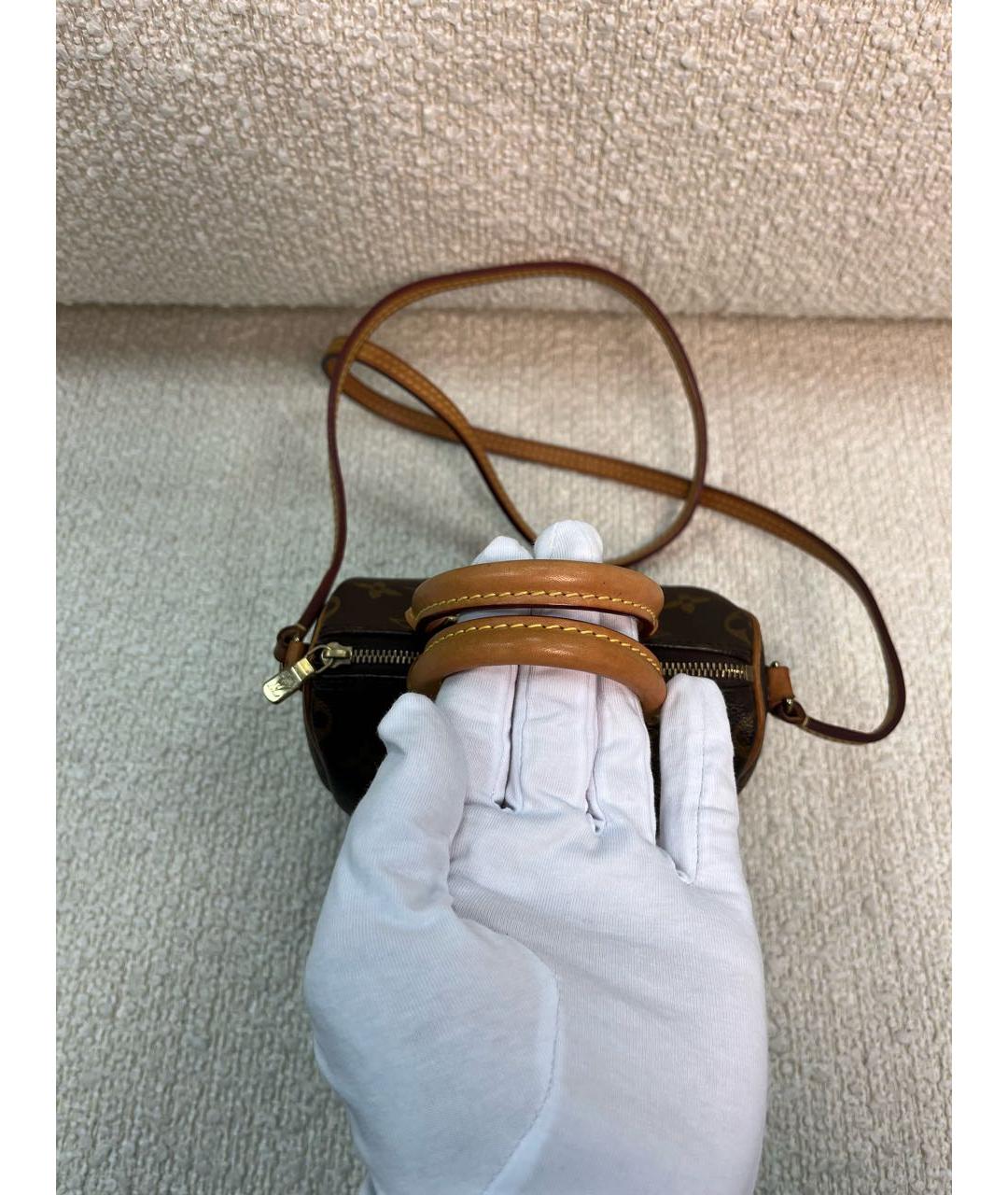 LOUIS VUITTON Коричневая сумка с короткими ручками, фото 8