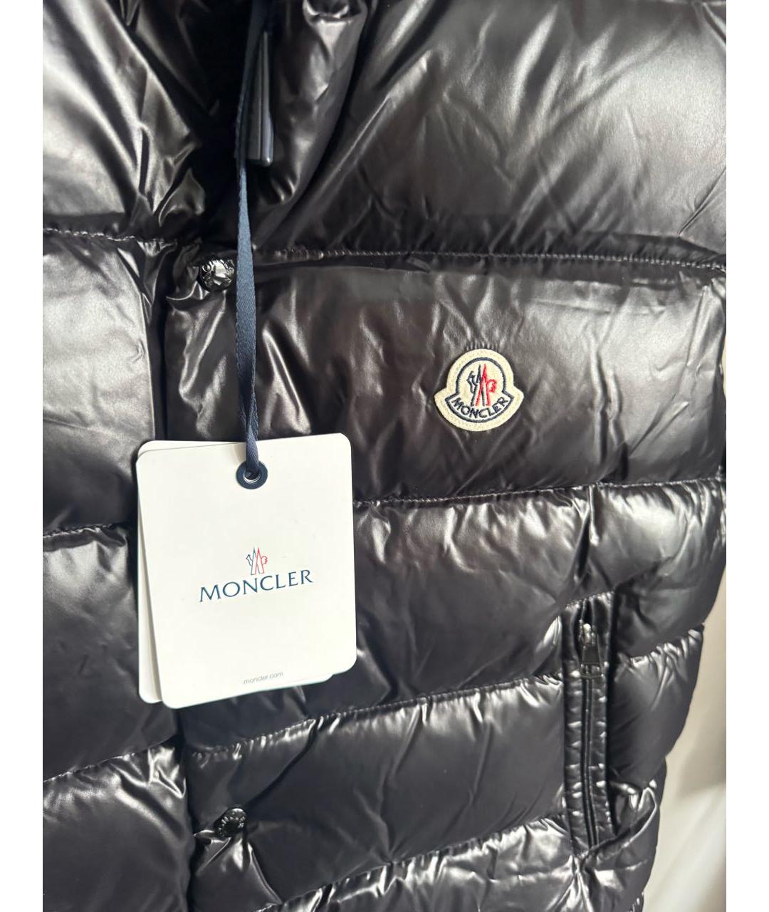 MONCLER Черный жилет, фото 3