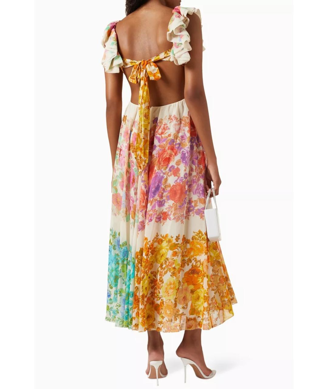 ZIMMERMANN Мульти хлопковое коктейльное платье, фото 9