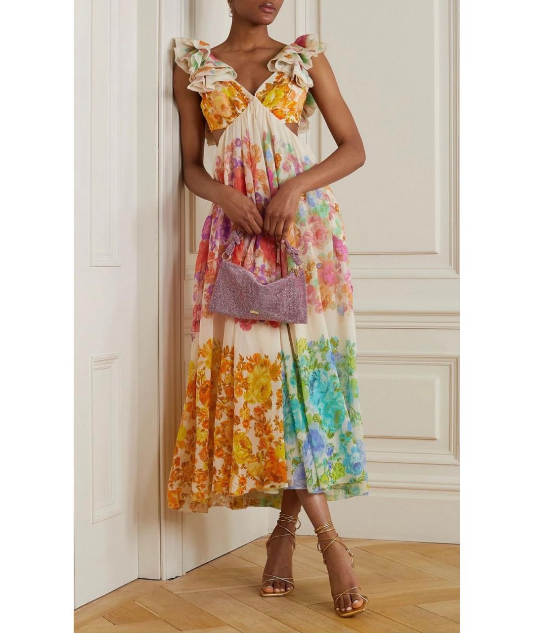 ZIMMERMANN Мульти хлопковое коктейльное платье, фото 2