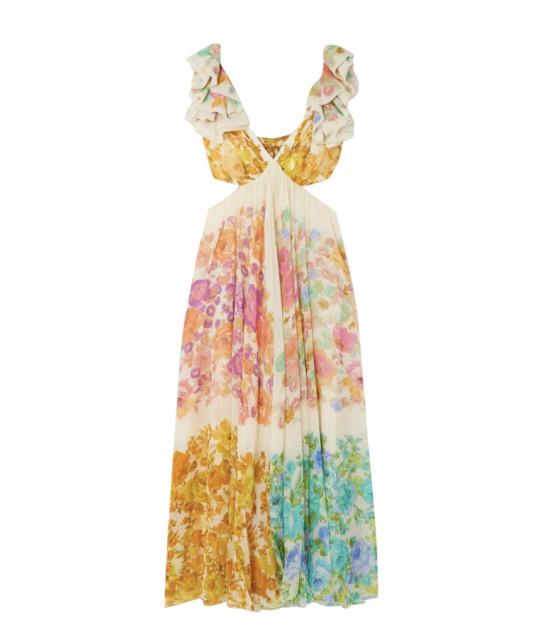 ZIMMERMANN Мульти хлопковое коктейльное платье, фото 1