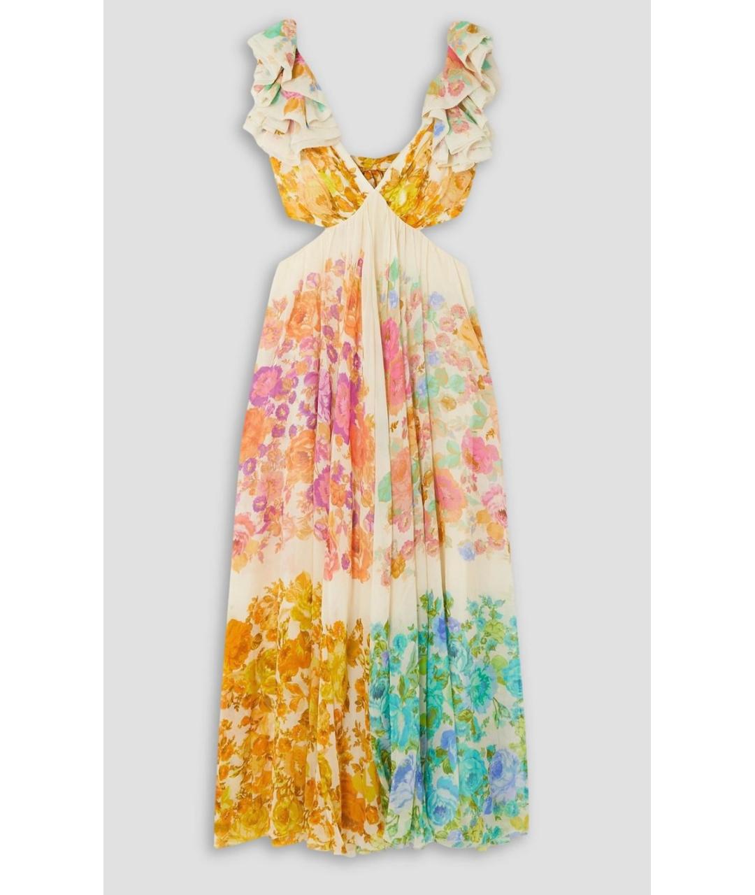 ZIMMERMANN Мульти хлопковое коктейльное платье, фото 10