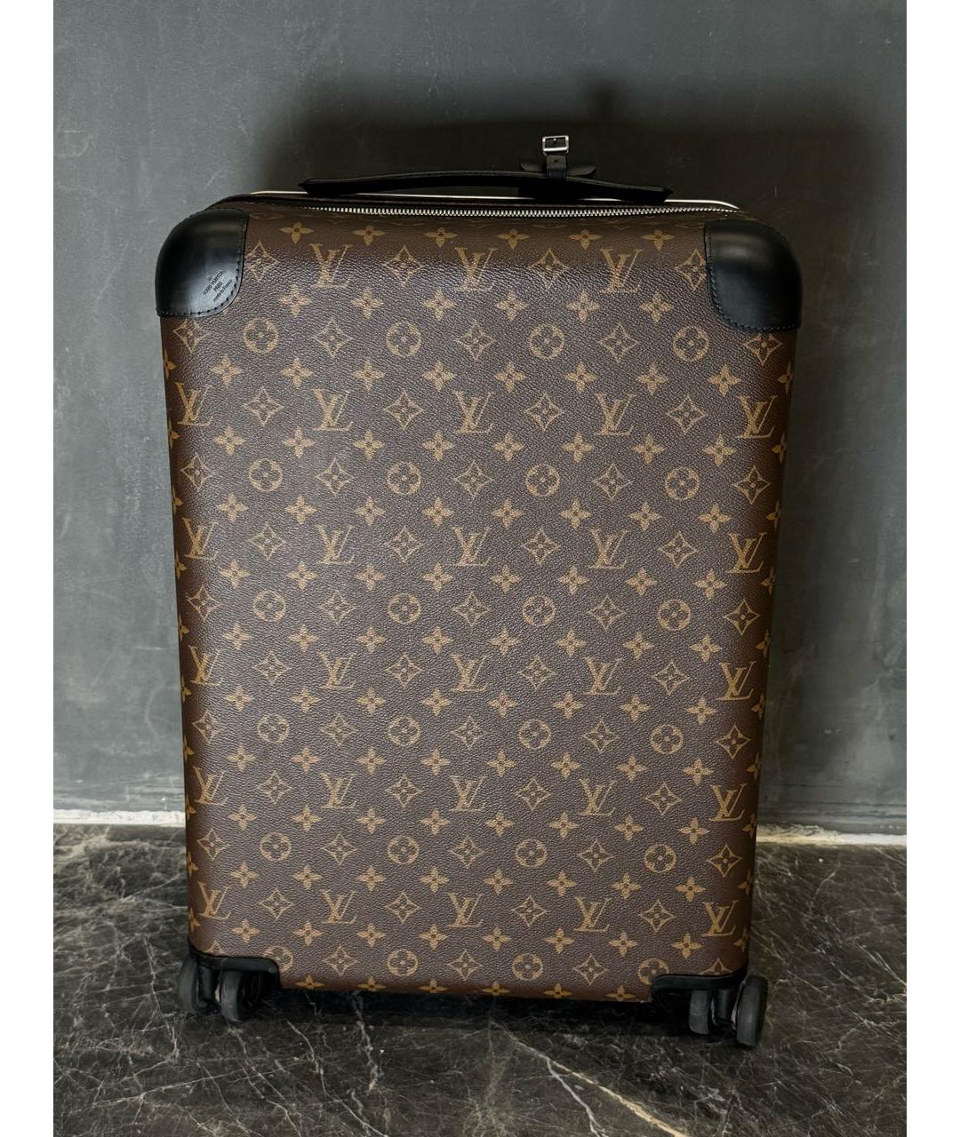 LOUIS VUITTON Коричневый чемодан, фото 8