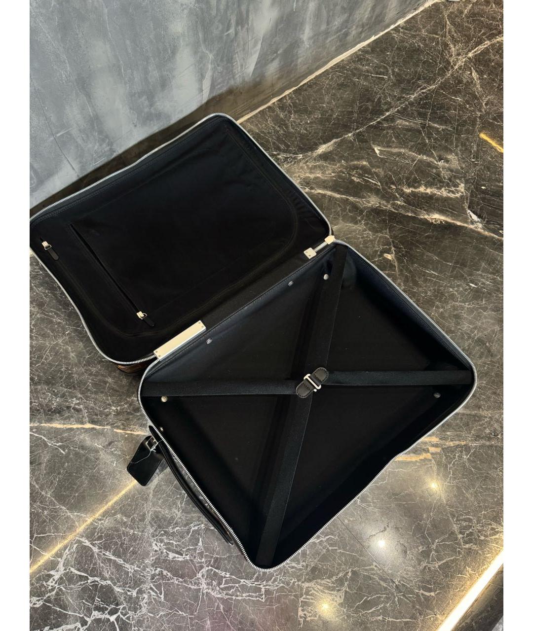 LOUIS VUITTON Коричневый чемодан, фото 4