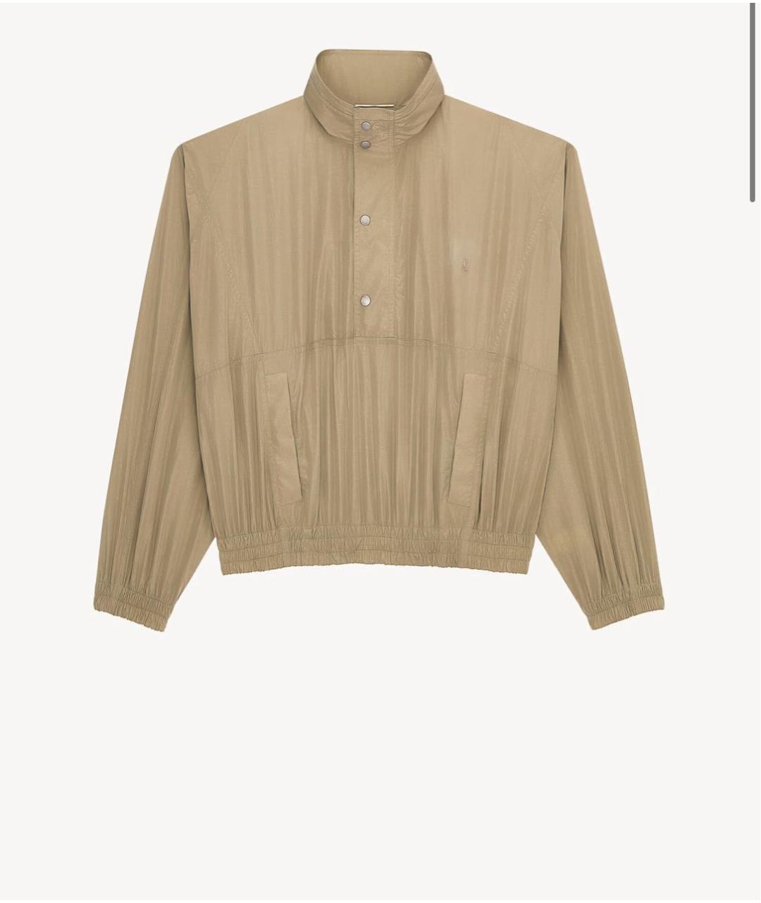 SAINT LAURENT Бежевая куртка, фото 2