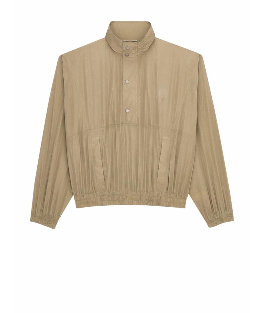 SAINT LAURENT Бежевая куртка, фото 1