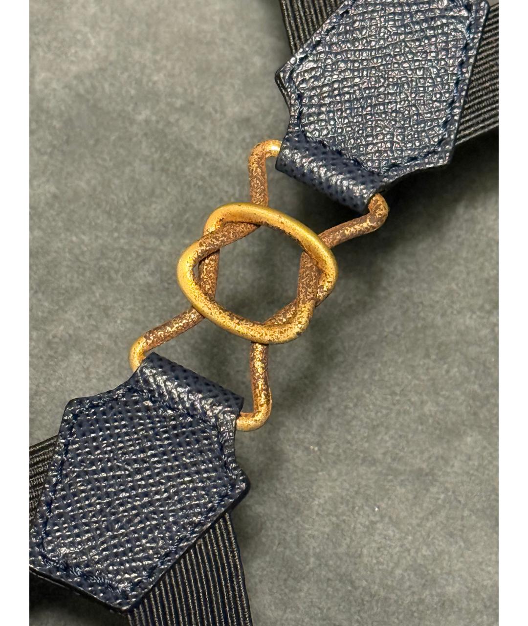 BRIONI Темно-синий кожаный чемодан, фото 7