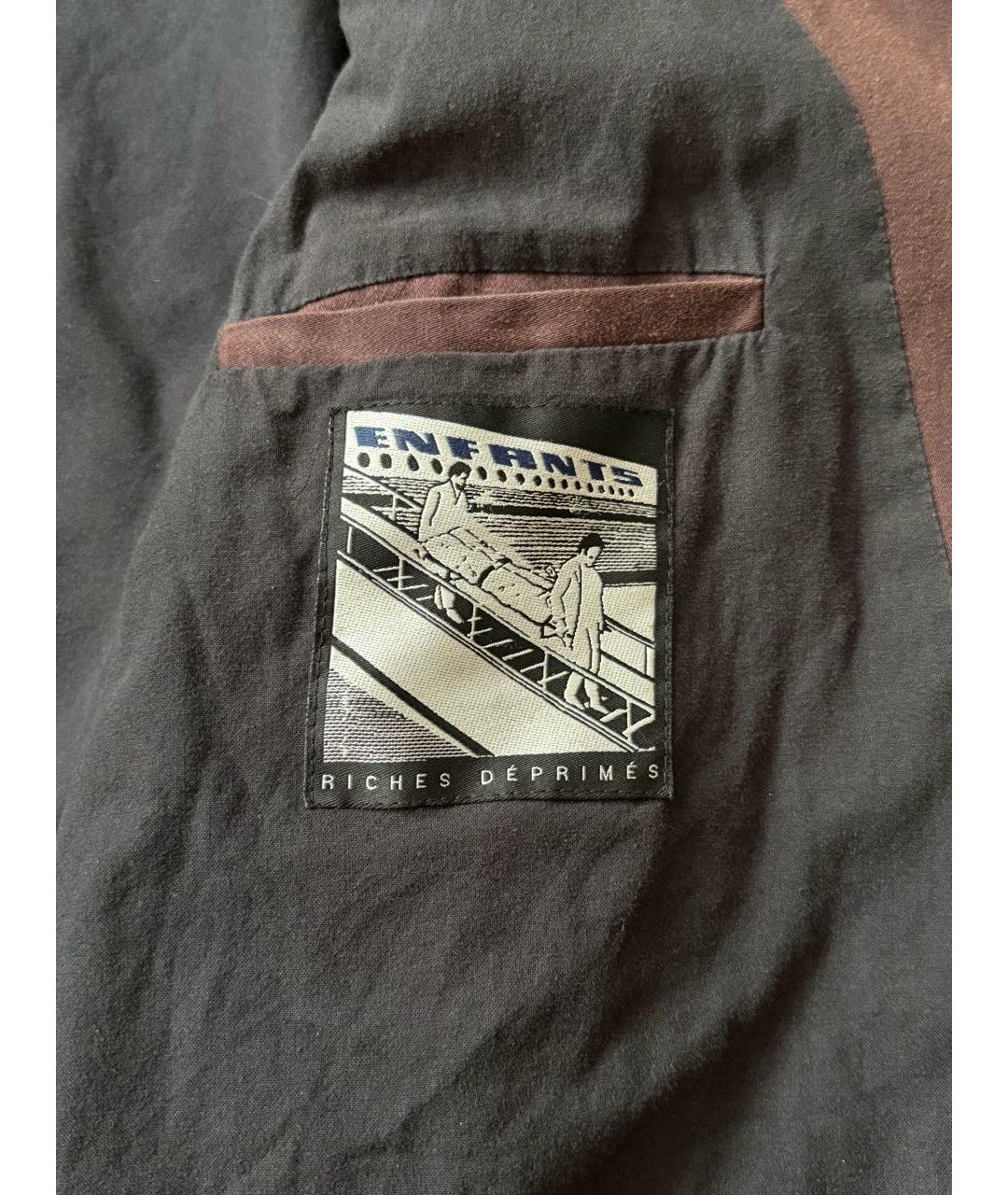 Enfants Riches Déprimés Коричневая хлопковая куртка, фото 5