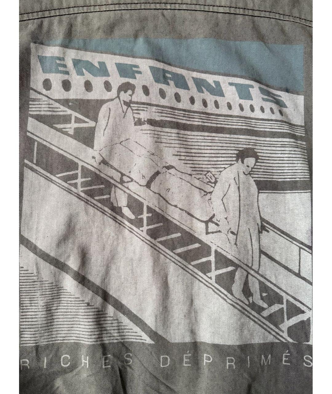 Enfants Riches Déprimés Коричневая хлопковая куртка, фото 3