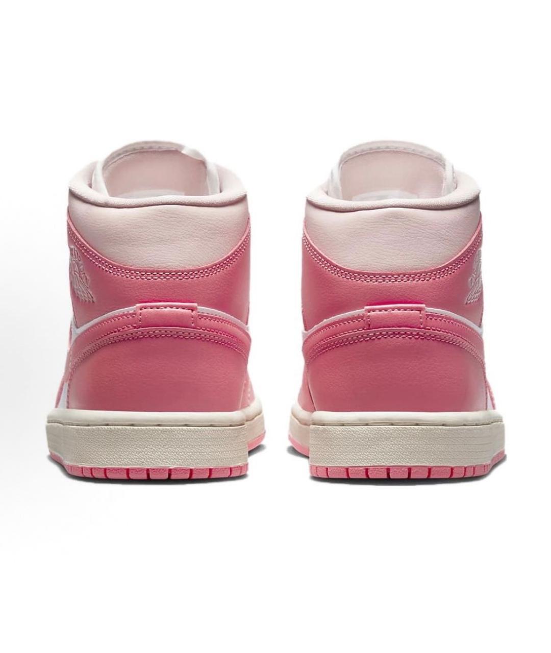 JORDAN Розовые кожаные кроссовки, фото 4
