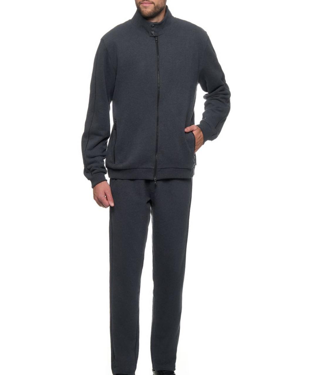 BOGNER Антрацитовый хлопковый спортивный костюм, фото 8