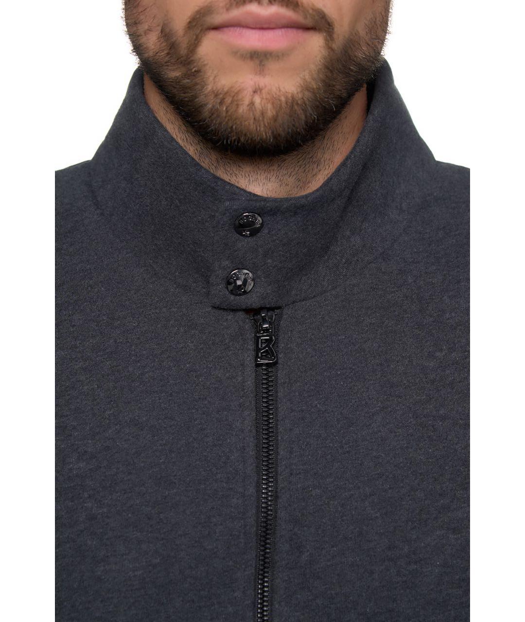 BOGNER Антрацитовый хлопковый спортивный костюм, фото 7