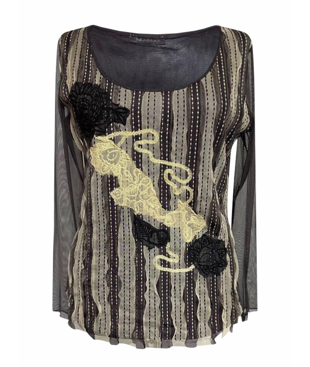 MARELLA Коричневая полиэстеровая блузы, фото 1