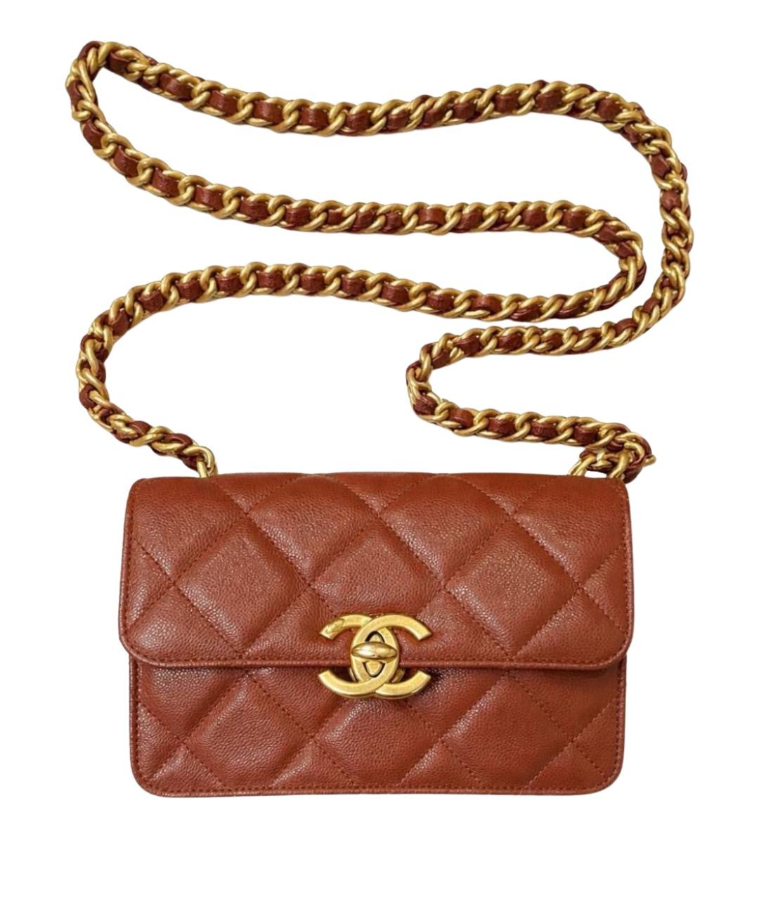 CHANEL Кожаная сумка через плечо, фото 1