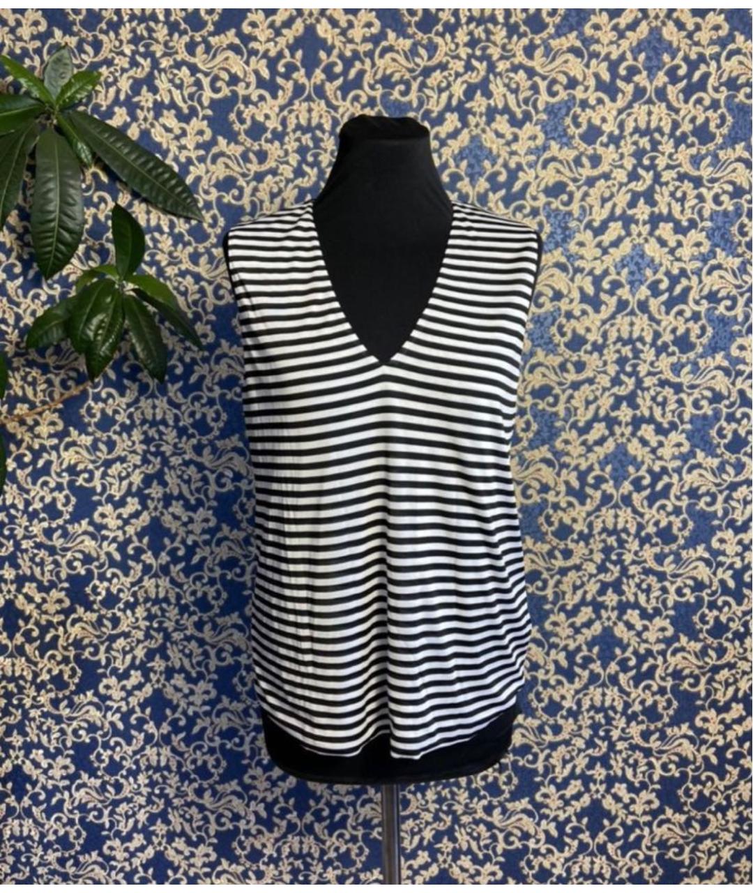 MAX MARA Белая вискозная майка, фото 8