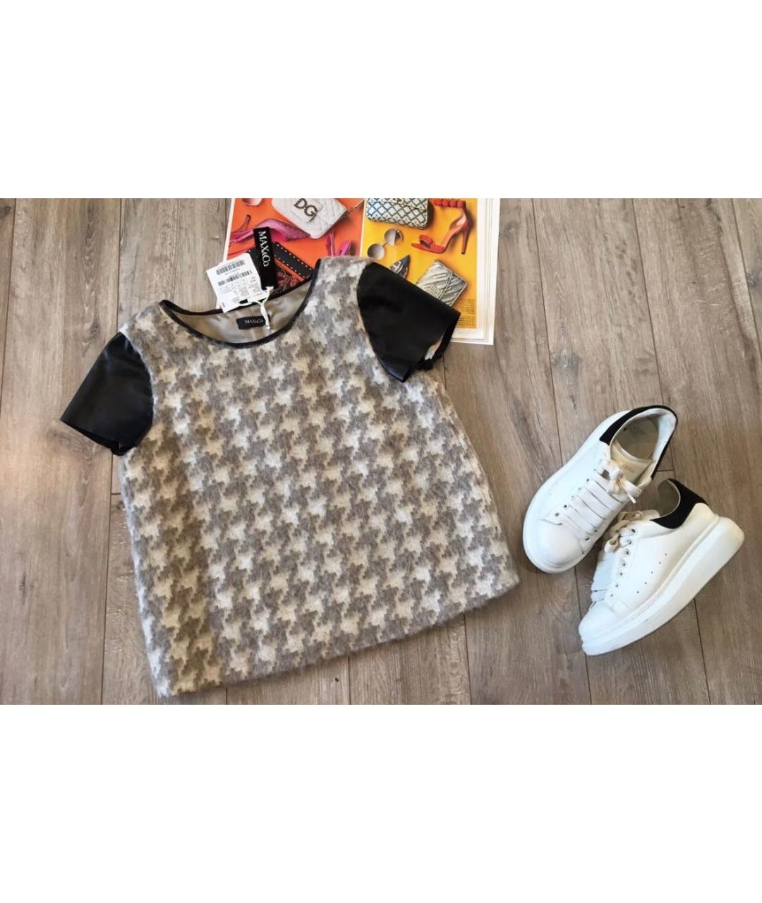 MAX&CO Бежевый шерстяной джемпер / свитер, фото 8