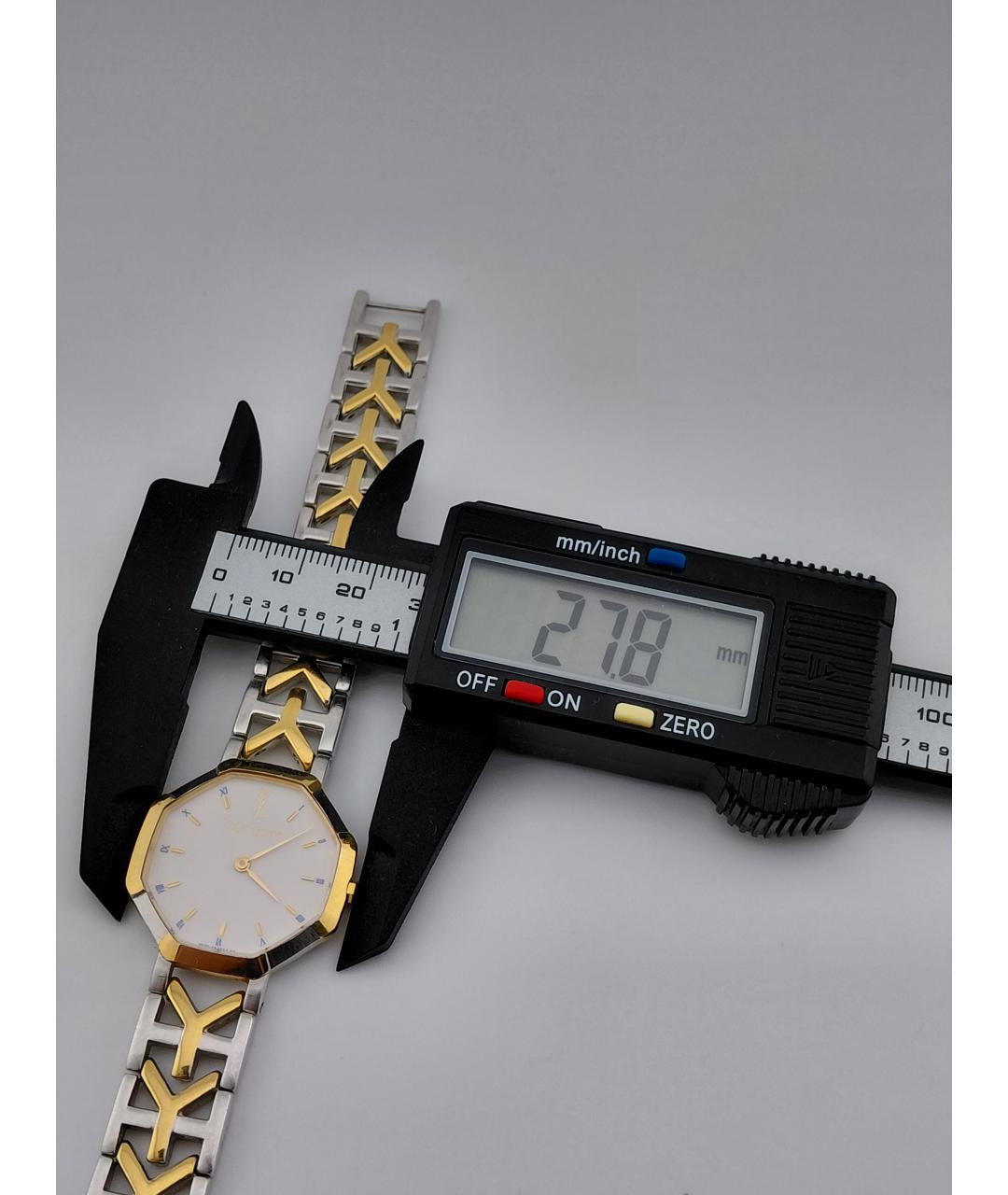 SAINT LAURENT Серебряные стальные часы, фото 7