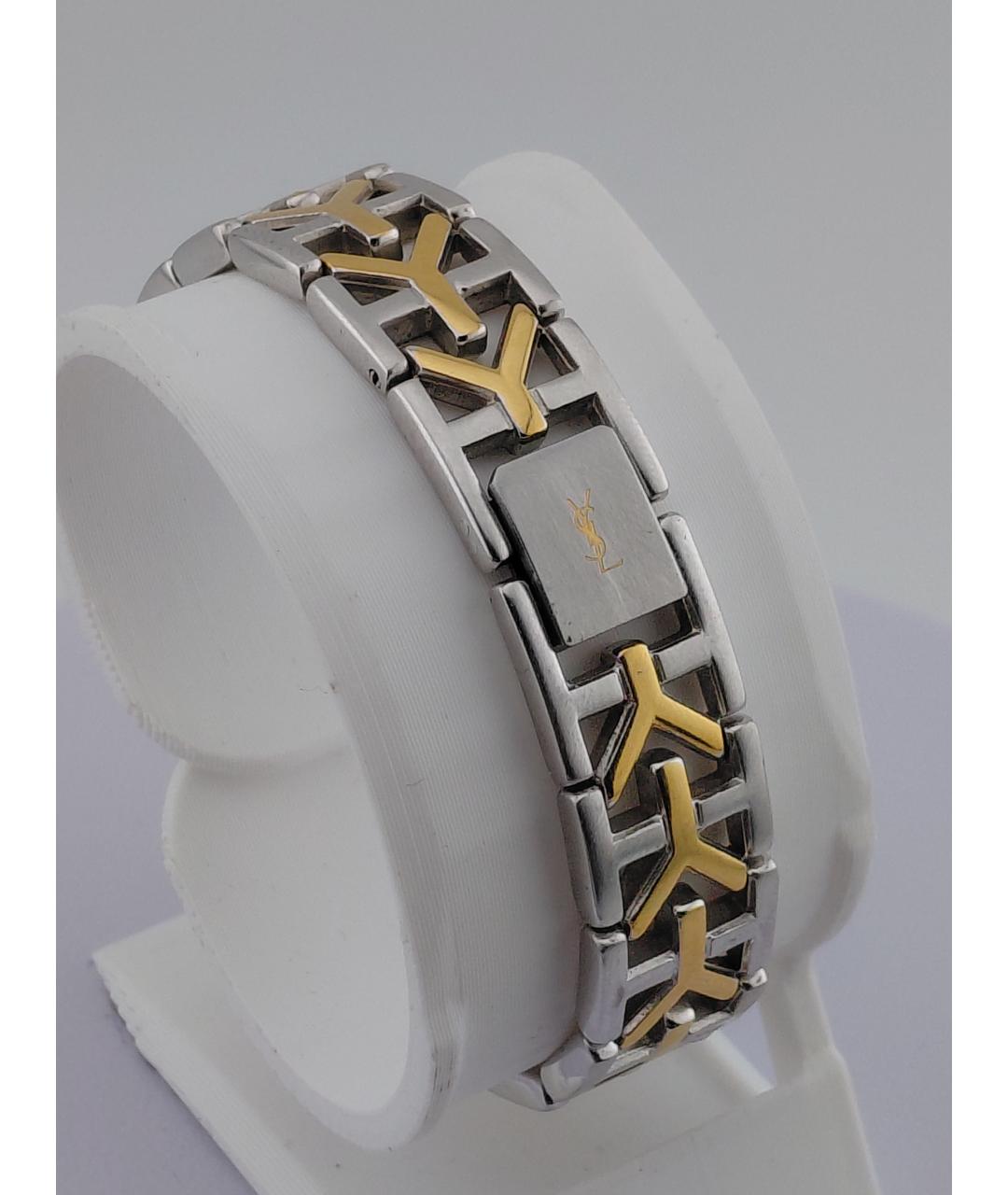 SAINT LAURENT Серебряные стальные часы, фото 5