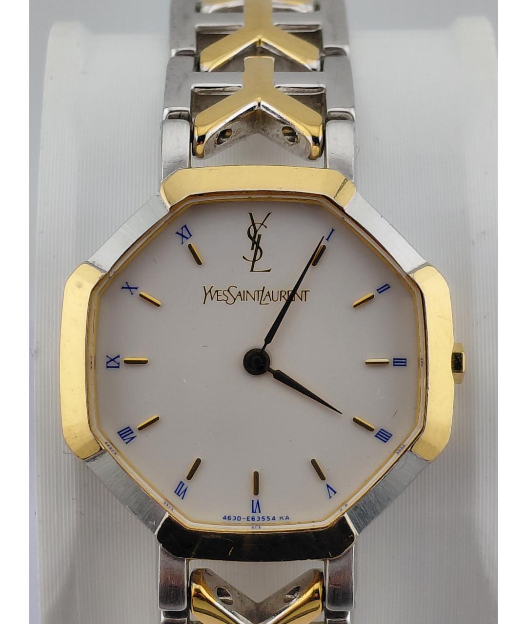 SAINT LAURENT Серебряные стальные часы, фото 2