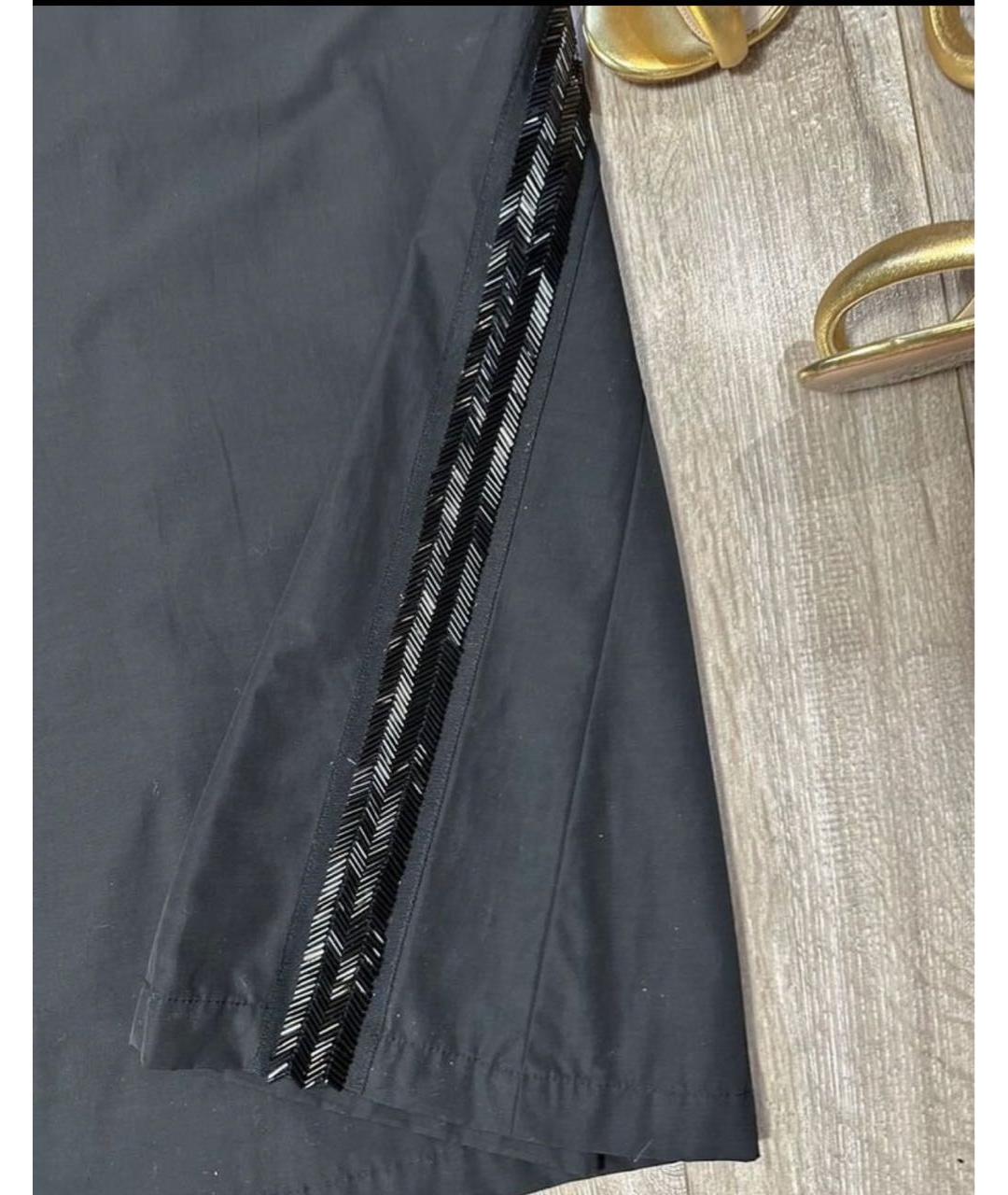 MAX MARA Черное хлопковое повседневное платье, фото 4