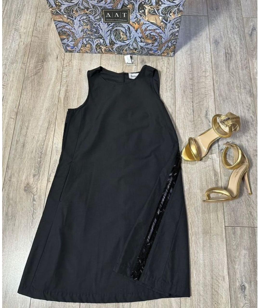 MAX MARA Черное хлопковое повседневное платье, фото 8