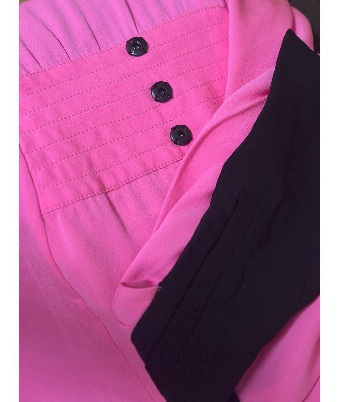 DIANE VON FURSTENBERG Фуксия коктейльное платье, фото 4