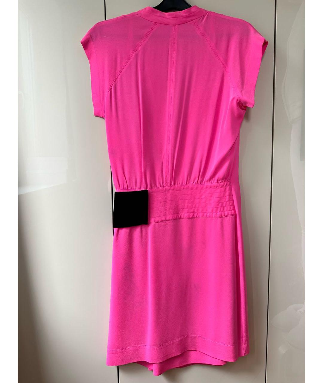 DIANE VON FURSTENBERG Фуксия коктейльное платье, фото 2